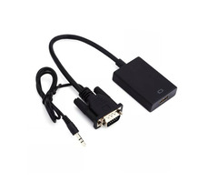 VGA to HDMI converter Adapter Cable, with Audio - 1