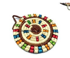 Multicolor handwoven coaster - 1