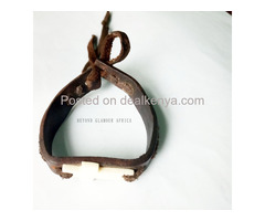 Brown Leather Cross Bracelet