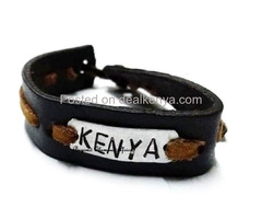 Brown Leather Kenya Bracelet