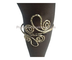 Womens Gold Tone statement Armlet
