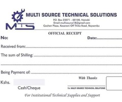 Design & Print of Receipt book ,Invoice book , Delivery book
