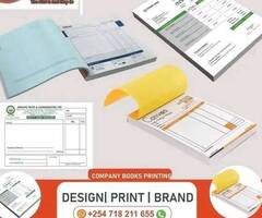 Customized Invoice Book ,Delivery Book ,Cash sale Book and Receipt Book Printing