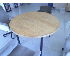 Round Wooden Table - 1