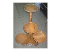 Decorative 3-tier Wooden Stand - 1