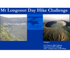 Mt Longonot Day Hike Challenge 21st November 2015