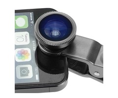 Universal 3 in 1 Lens Clip for Phones and Tablets - 3