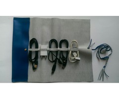 Leather Travel Cord Organizers - 1