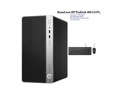 Brand new HP ProDesk 400 G4 PC 7gen core i7 3.4ghz mouse and keyboard DOS