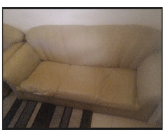 Used 5 seater leather sofa