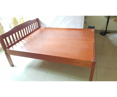 Wooden bed 5ftX6ft with Mattress