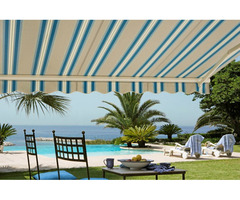 Beautiful Patio Awning, Shade Sail & Retractable House Awning by Mombasa Canvas - 2