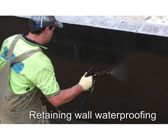 Retaining Wall Water proofing