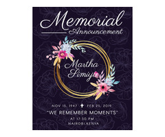 Fast funeral programme design and printing - 3