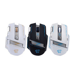Rechargeable 7 Button Wireless Ergonomic Optical Silent V5 Gaming Mouse