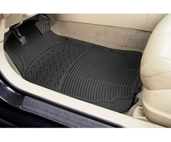 Zone Tech 3 Piece Conjoined/Continuous Heavy Duty Rubber Floor Mats - 1