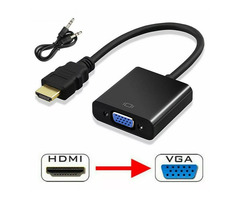 HDMI male to female VGA cord - 1