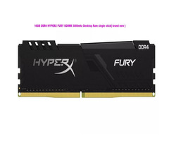 16GB DDR4 HYPERX FURY UDIMM 3000mhz Desktop Ram single stick