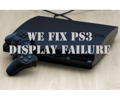 We repair PlayStation3 that do not display on screens @6500