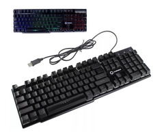 USB wired RGB breath lighting Gaming Keyboard {207}